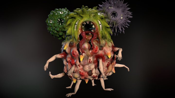 Creature Of Nightmares 3D Model