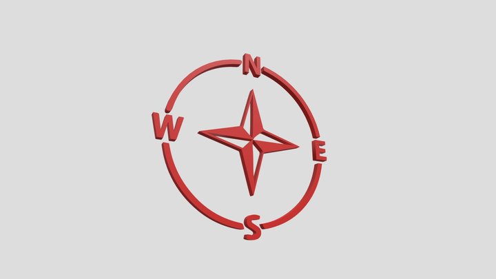 3D Cardinal Directions (N, S, E, W)