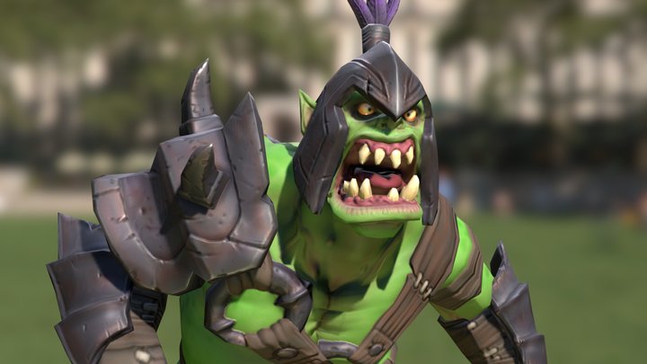 Orc in the park! 3D Model