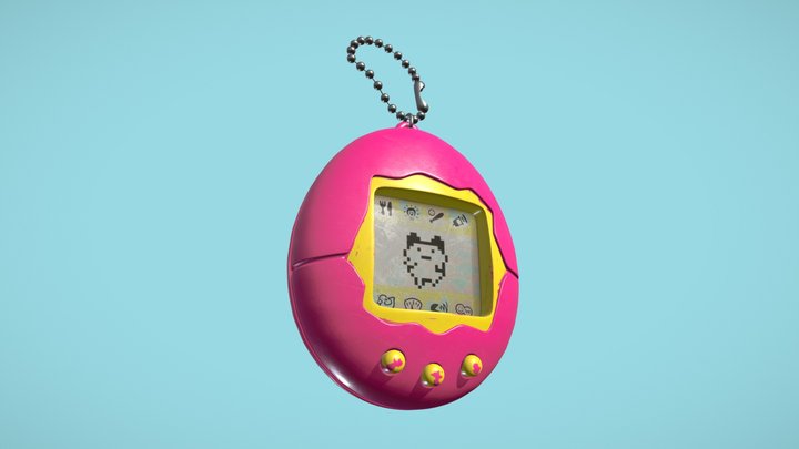 Tamagotchi 3D Model