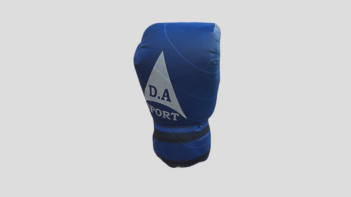 Boxing Glove (blue) 3D Model
