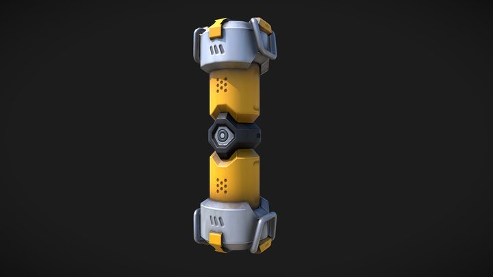 Energy Bottle 3D Model