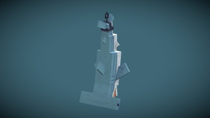 Blockbench Shark 3D Model