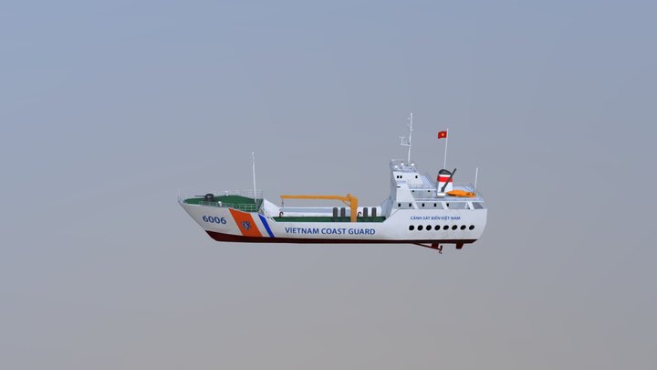Vietnam Coast Guard 6006 3D Model