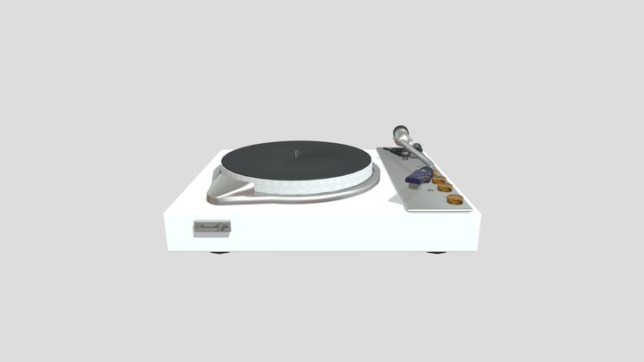 Recordplayer – Kostenloses 3D-Modell STL