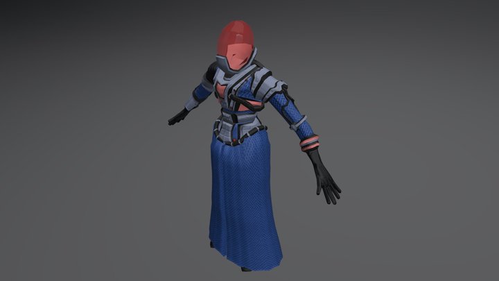 Flynn Fredriksson Character FBX 3D Model