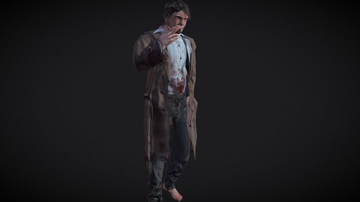 The detective with no name 3D Model