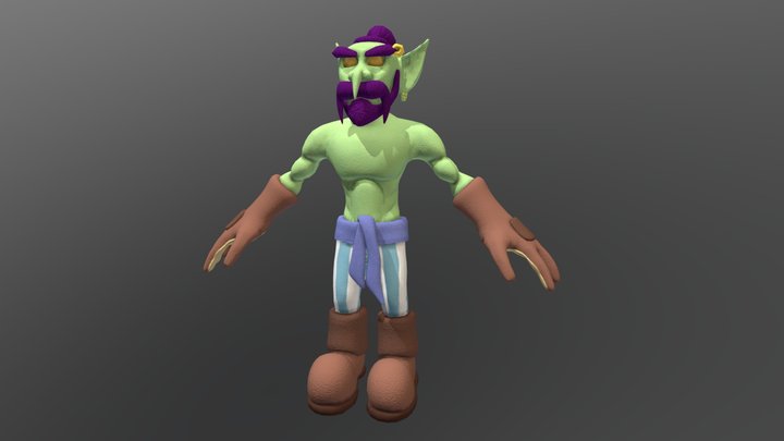 Pirate Goblin VR (Uni Work - Year 4) 3D Model