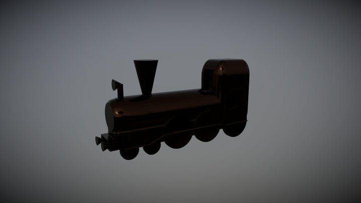 Steam Train 3D Model