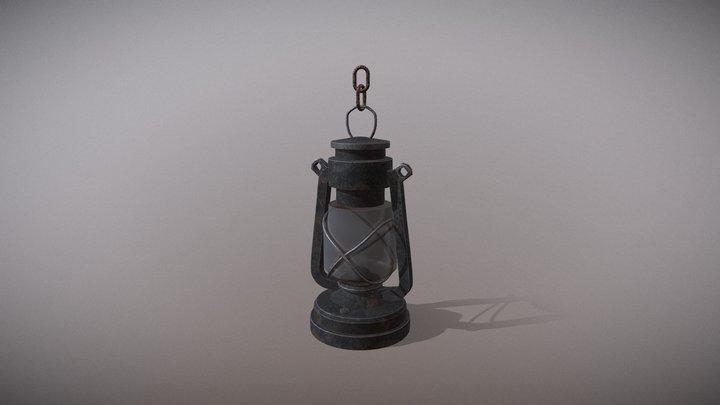 Old Lantern 3D Model