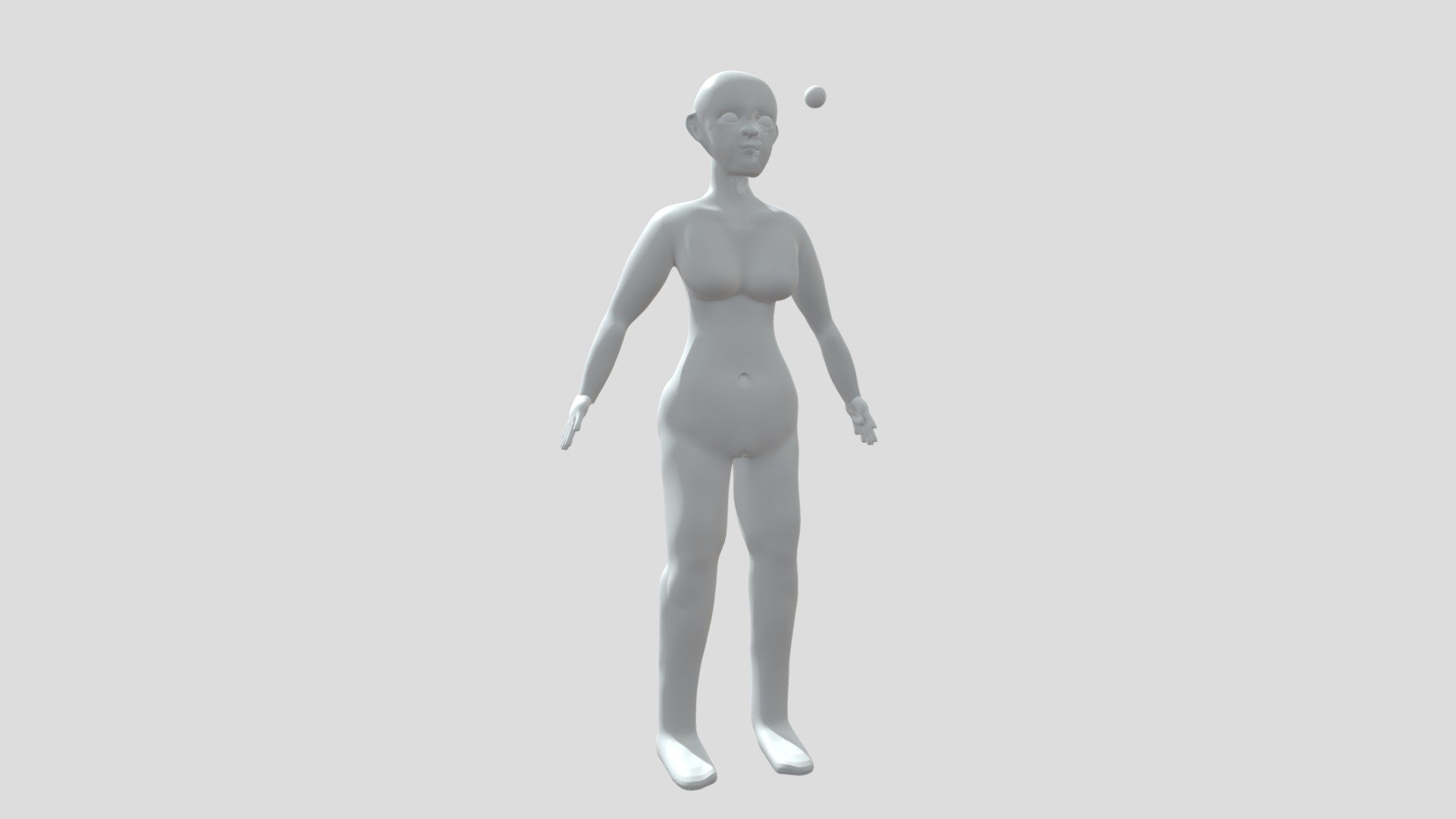 Character Base Mesh - Download Free 3D model by fijaya [33d2645 ...