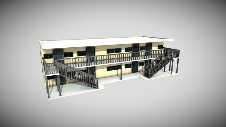 Japanese Apartment 3D Model