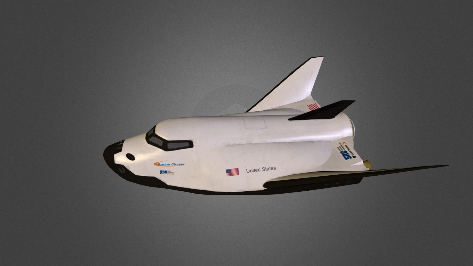 Dream Chaser - Download Free 3D model by HappyEnte (@mail) .