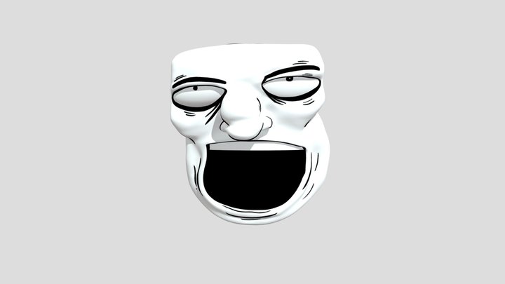 Rube Face 1 3D Model
