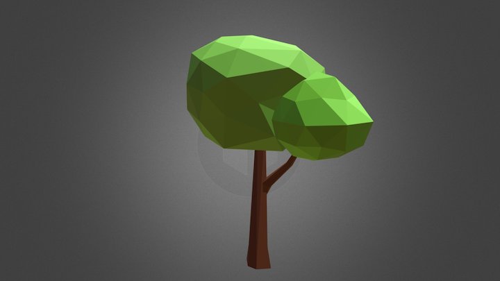 Lowpoly tree 3D Model
