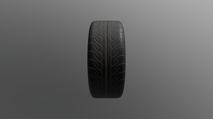 TE 37 + yokohama advan neova 3D Model