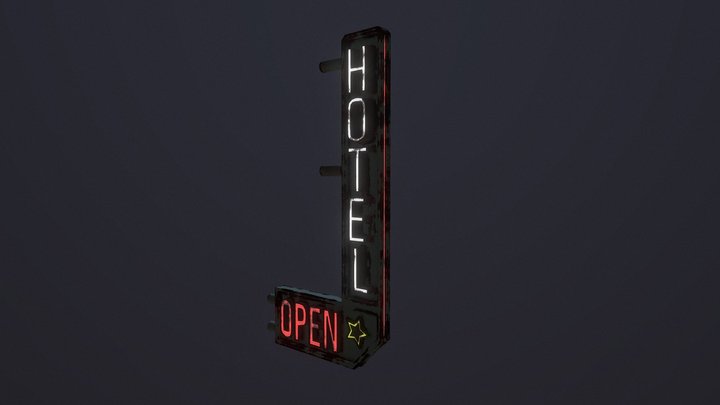 Signboard 3D models - Sketchfab