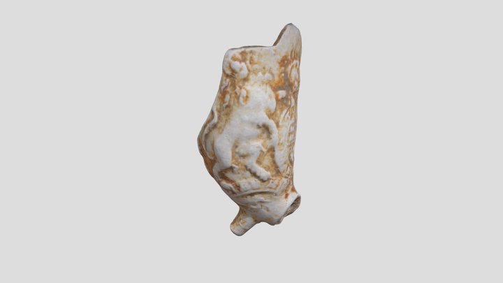 Clay Pipe - Thames - 200k faces 3D Model