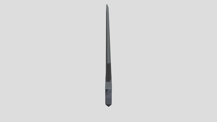 Sword (Focal Point for my 3D Fantasy Scene) 3D Model