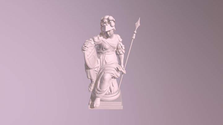 Athene Szobor 3D Model