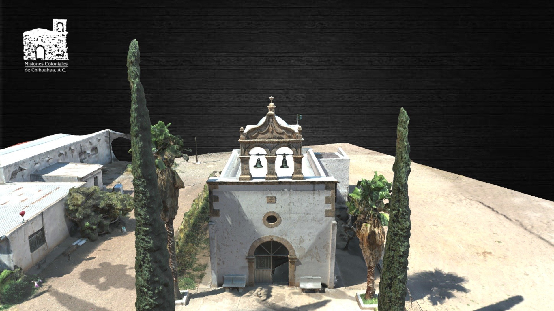 Capilla de San José,  Ex-Casa Blanca — Sketchfab embed 3D viewer