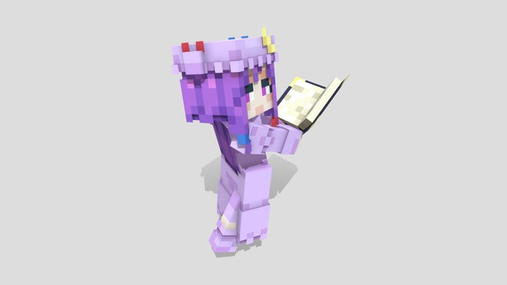 Touhou Project (東方) - Patchouli Knowledge 3D Model