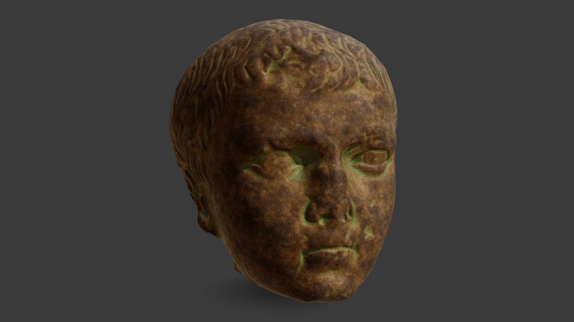 Little Prince - Bronze_02 - Ancient Rome Bust