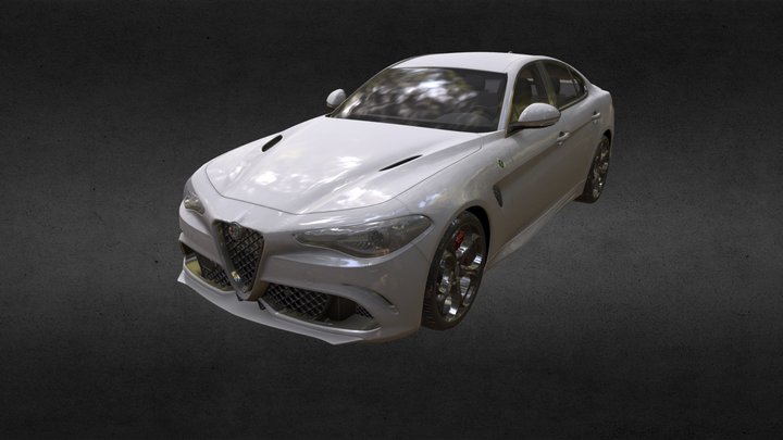 Alfa Romeo Giulia 2016 3D Model