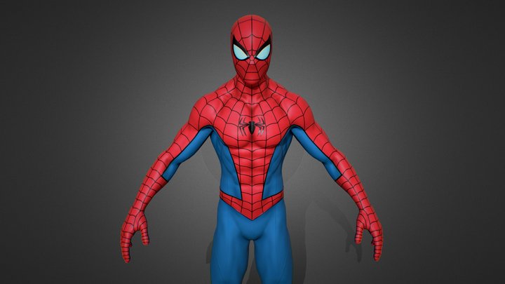 Spider-Man Classic Suit 3D Model
