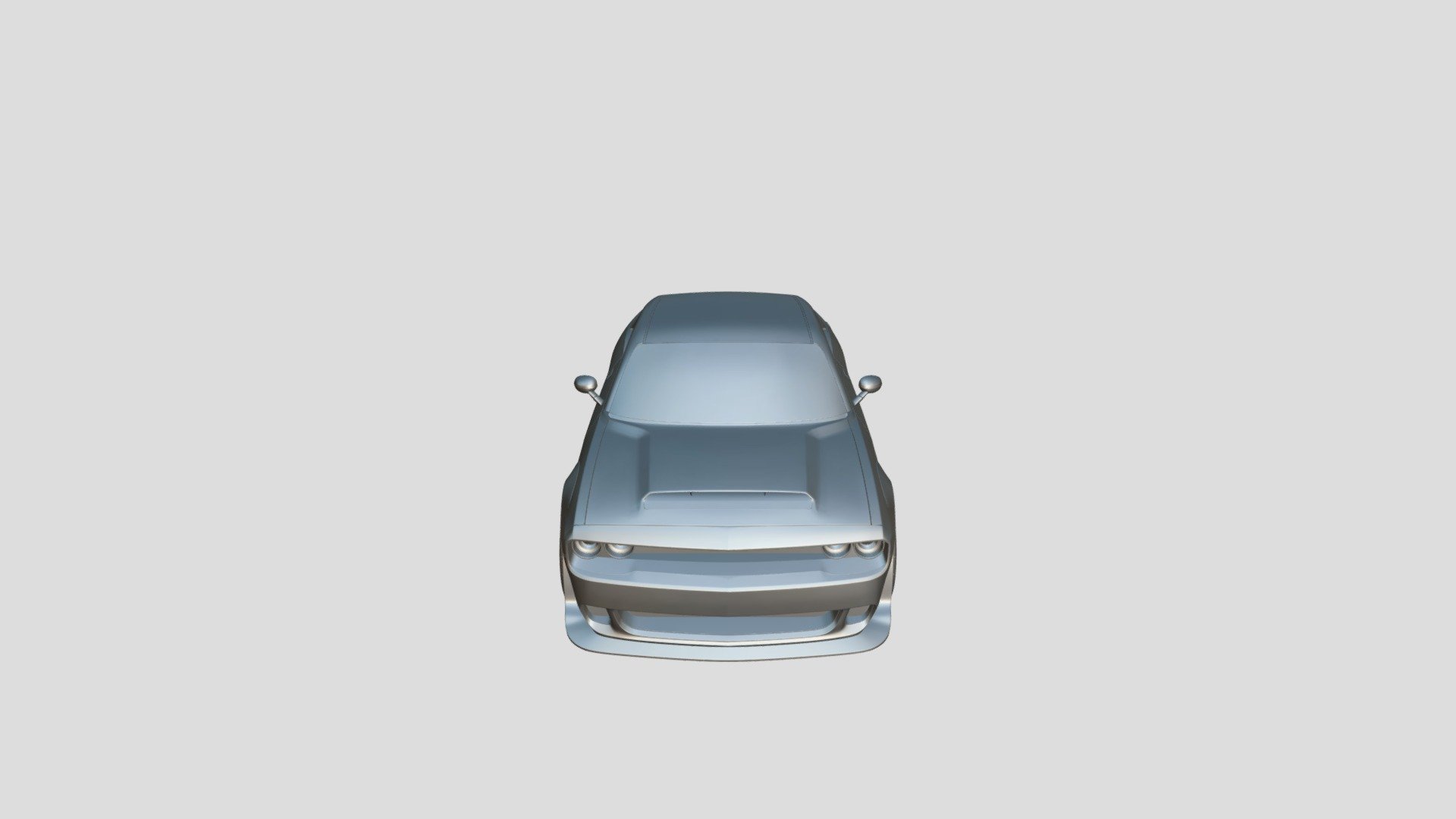 Dodge Challenger Untextured