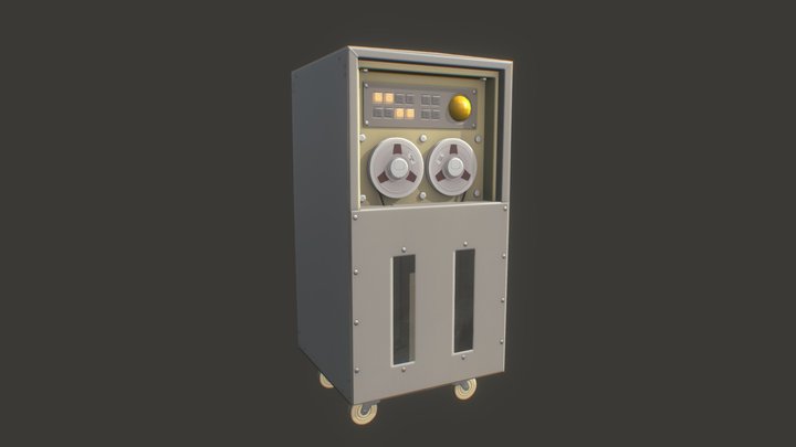Magnetic tape computer