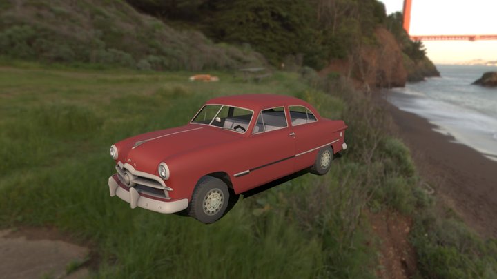 ford 1949 rigs of rods 3D Model