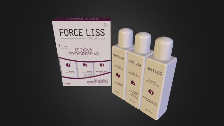 Force Liss Progress Branco 3D Model