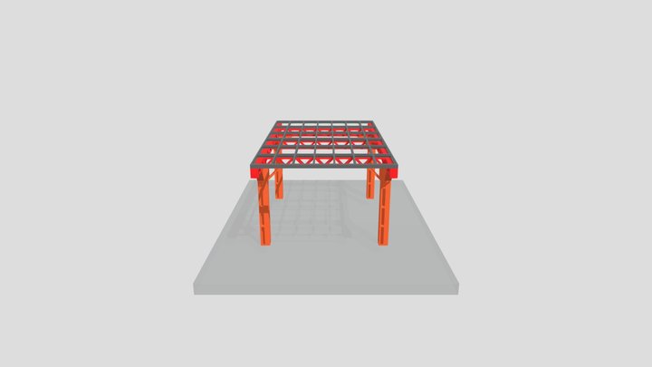 Carport 3.5x6 3D Model