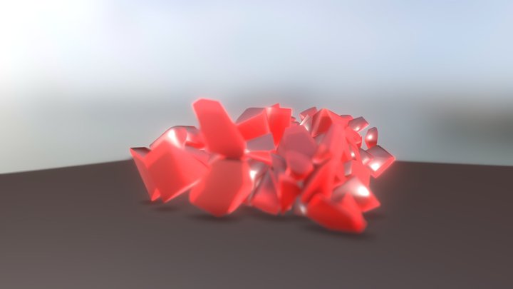 Cube SImulation 3D Model