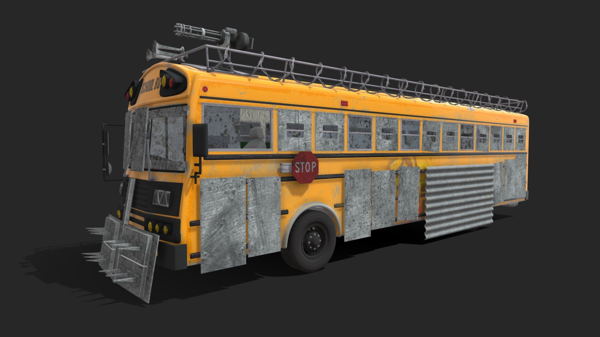 Hunter Bus Body - Buy Royalty Free 3D model by local.yany [33dbcb7 ...