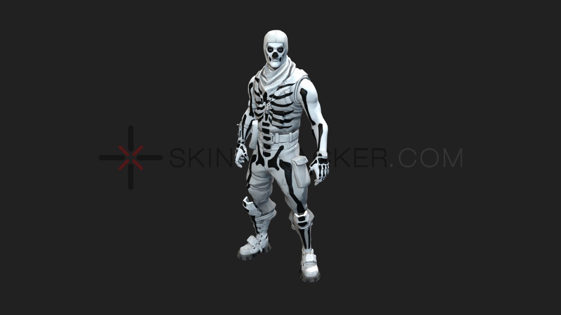 Fortnite - Skull Trooper (WHITE)