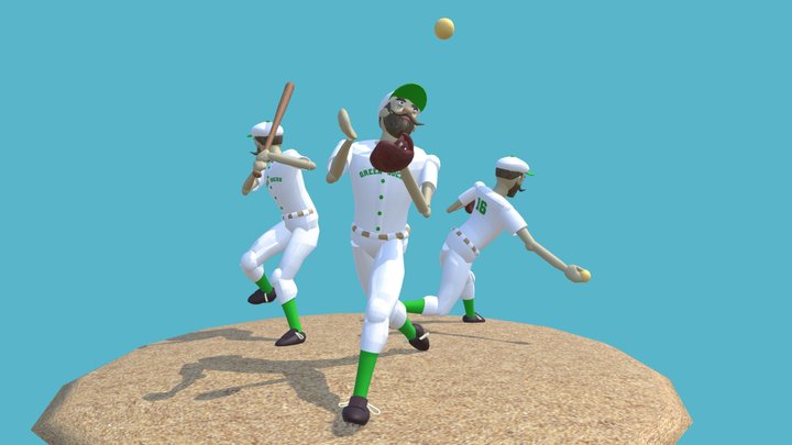 Bobby The Ball Player 3D Model