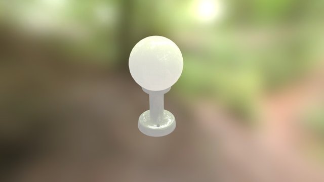 Sphere Lamp 3D Model