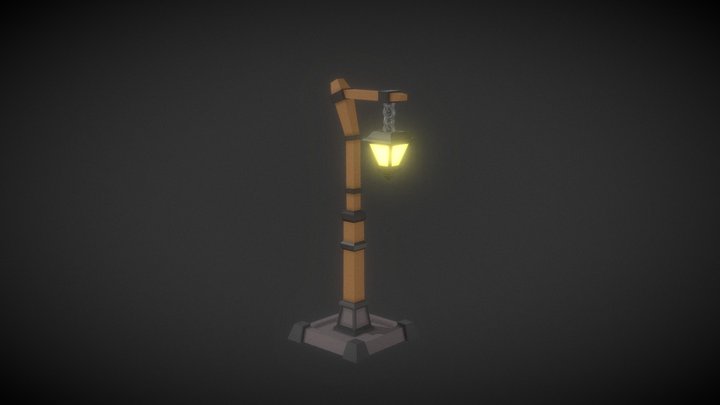 Street Lamp 3D Model