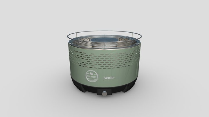 Senior Grey Inox. 3D Model