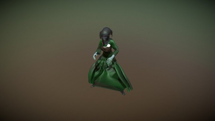Dama Verde 3D Model