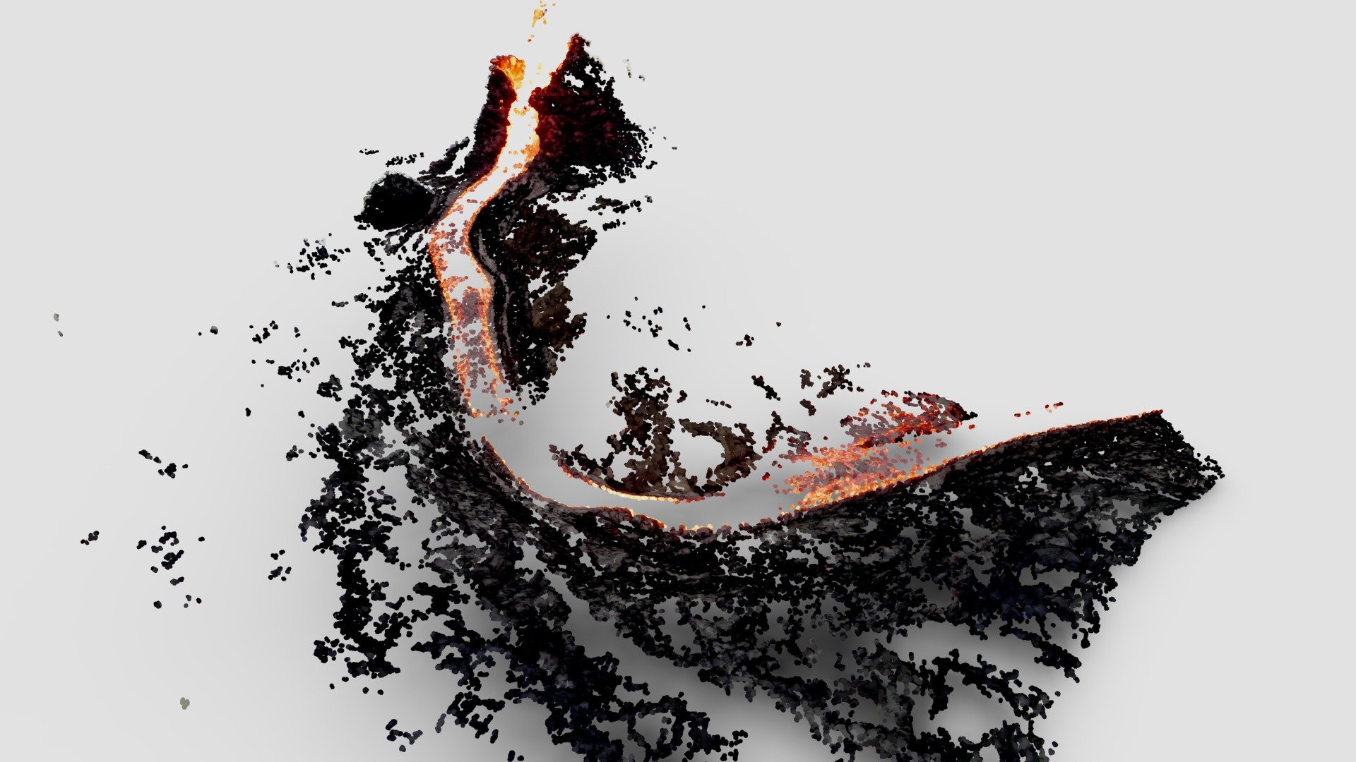 Lava Flow from Drone Fly Through - 3D model by EveryPoint [33df7ac ...
