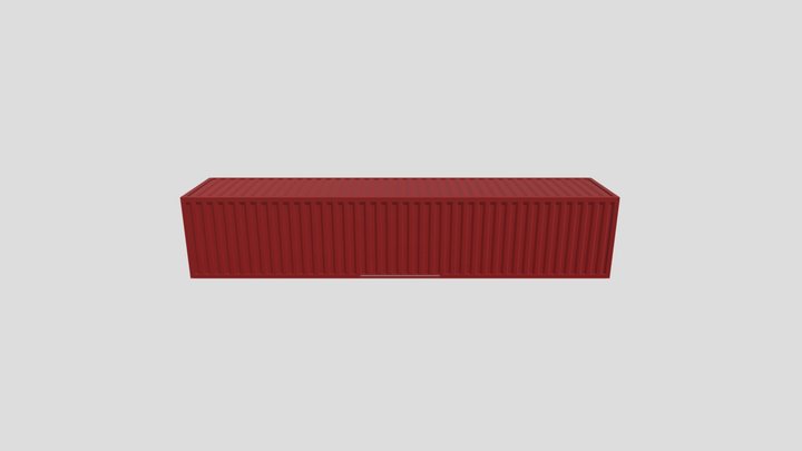40ft Container – Free 3D Model STL