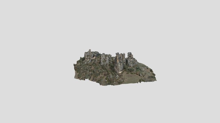 Le Chaos de Montepellier le Vieux 3D Model