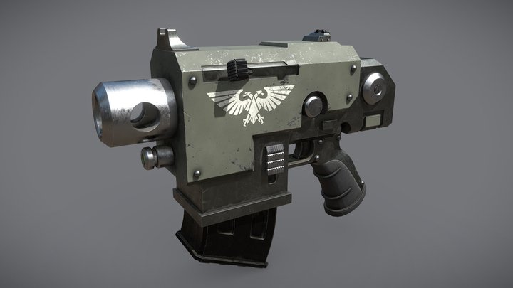 Bolt Pistol – Modelo 3D gratuito STL