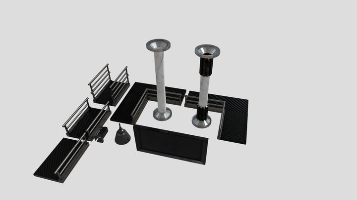 Modular Sets Export 3D Model