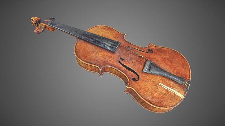 Скрипка Бромберга • Violin belonged to Bromberg 3D Model