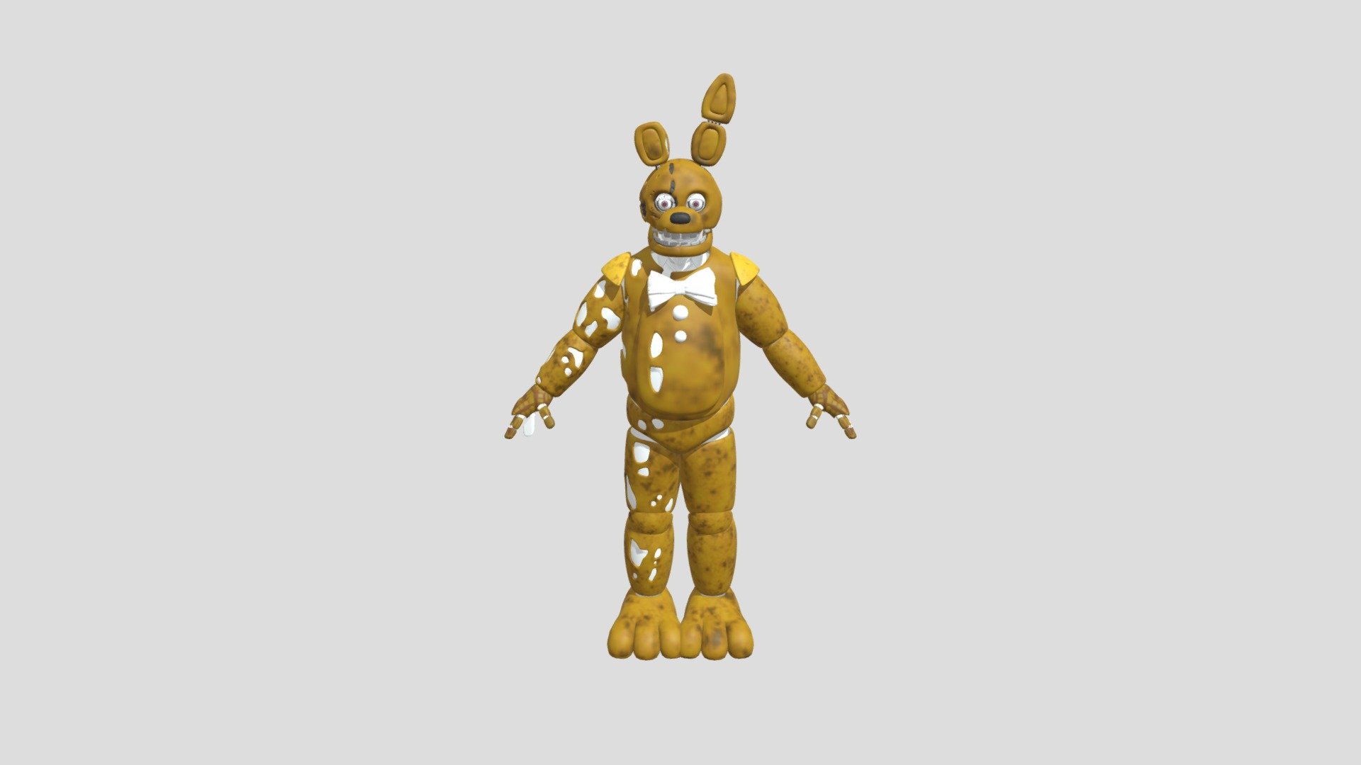 Fnaf Movie Spring Bonnie - Download Free 3D Model By Dwall8611 [33e23c3 ...