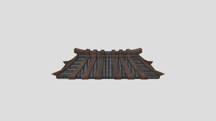 Japanese Roof 3D Model
